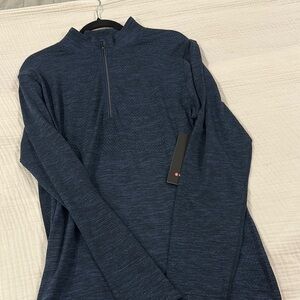 Lululemon Metal Vent Midnighht Half-Zip Pullover